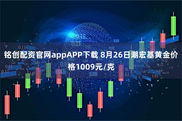 铭创配资官网appAPP下载 8月26日潮宏基黄金价格1009元/克